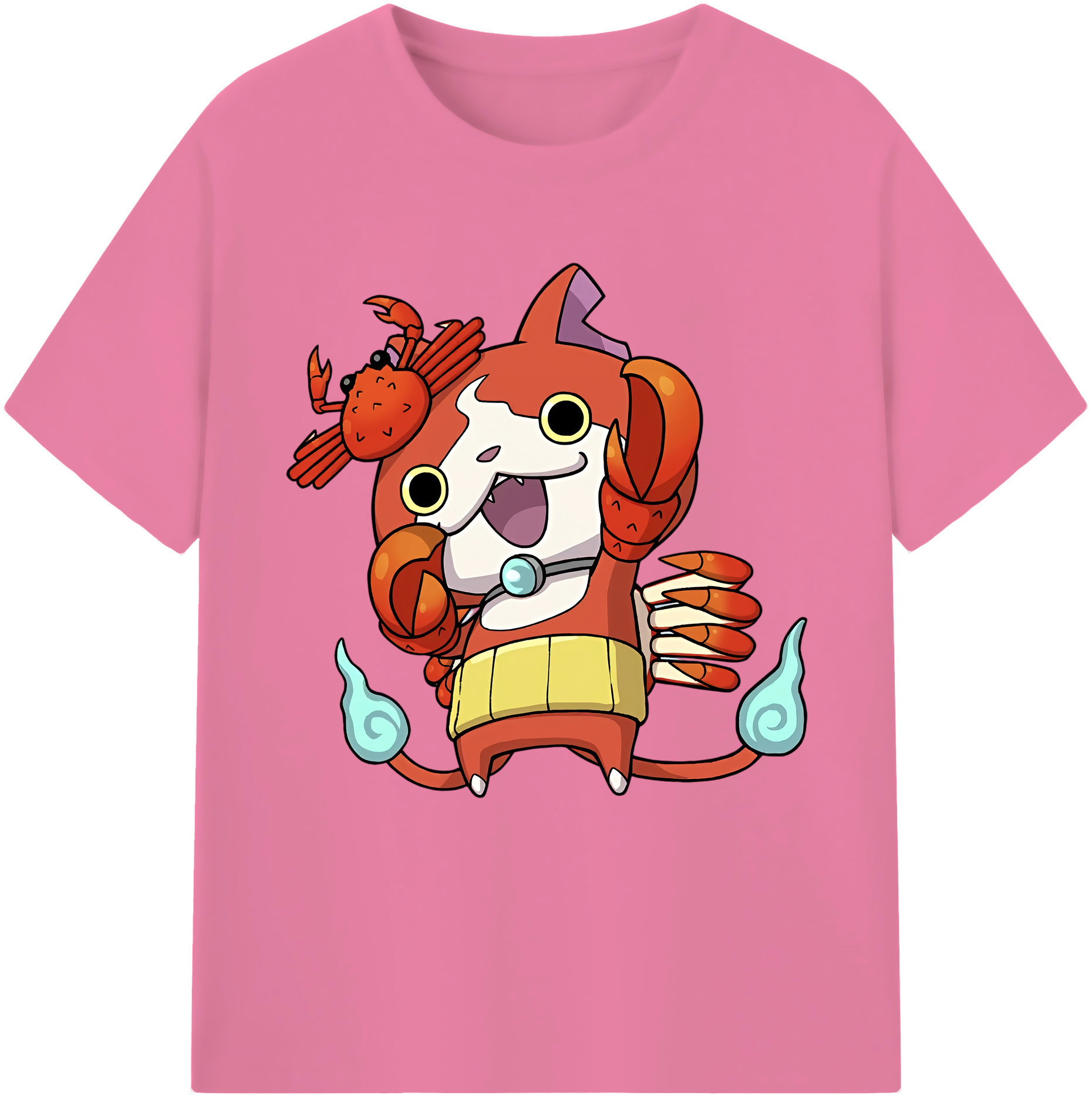 （画像用） 妖怪ウォッチ Yo-kai Watch 綿100％半袖Tシャツ（フロントプリント）